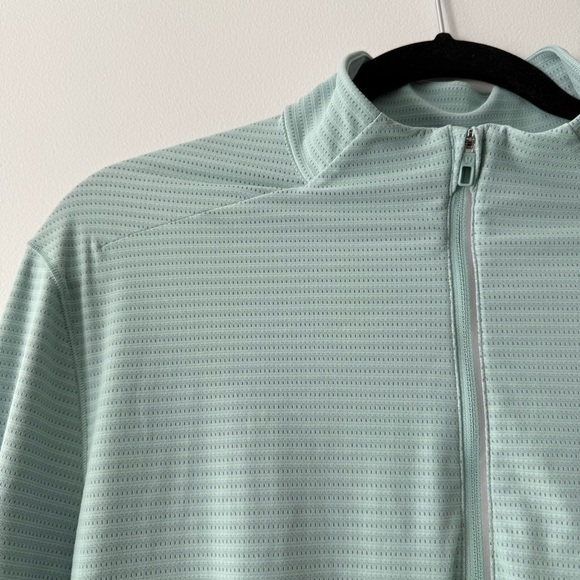 Lululemon Surge Warm 1/2 Zip Pullover Mint Green Sz M - Picture 4 of 9